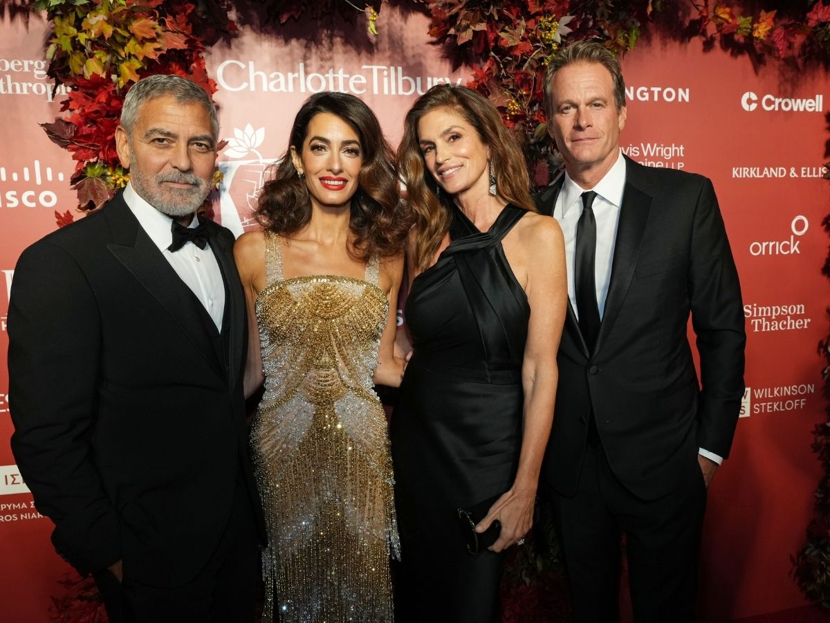 george és amal clooney cindy crawford és rande gerber