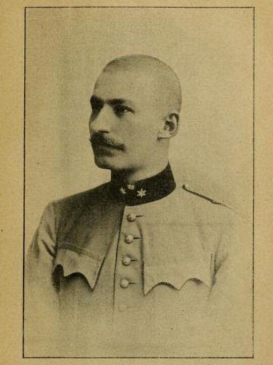 Géza Mattachich katonatiszt portréja