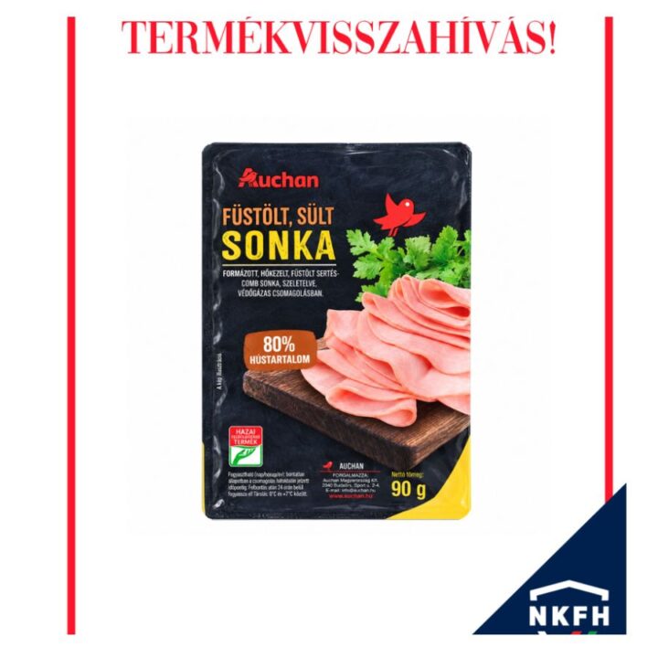 termekvisszahivas-sonka - Nők Lapja csomagolt sonka, felette termékvisszahívás felirat
