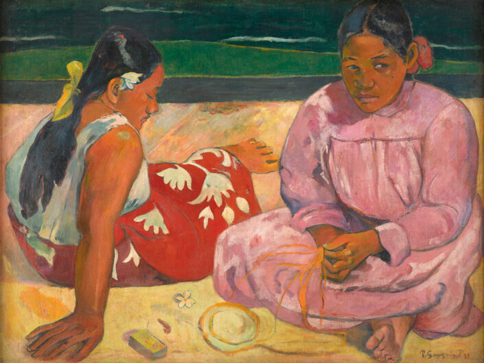 Paul Gauguin festményén tahiti nők látszanak