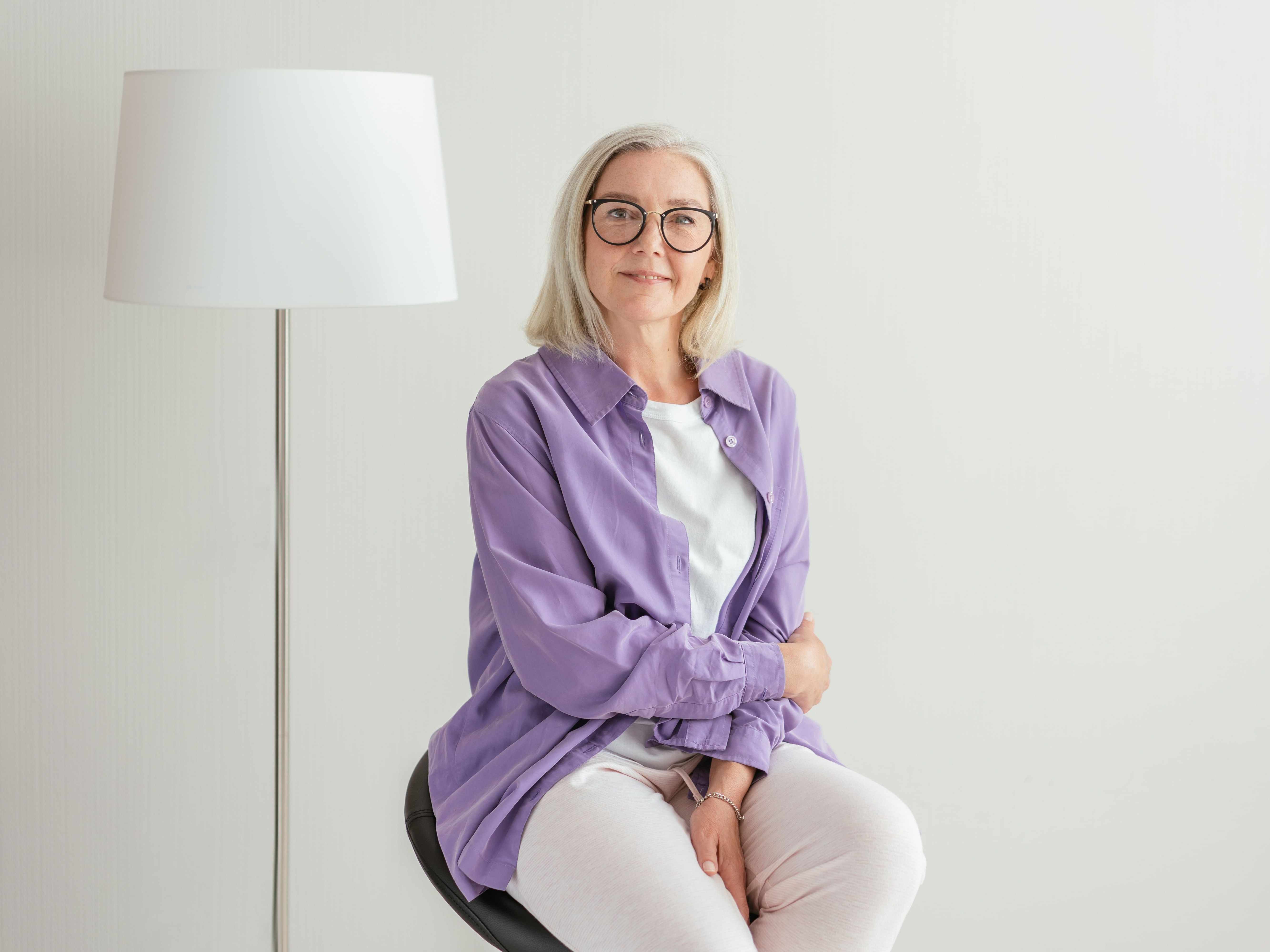 menopauzális nő