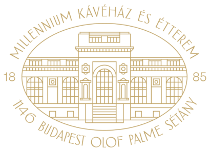 Millennium Kávéház és Étterem logó